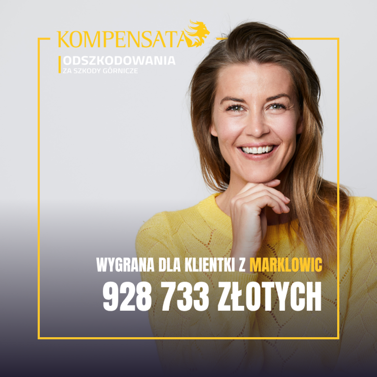 odszkodowania za szkody górnicze wygrana w Marklowicach
